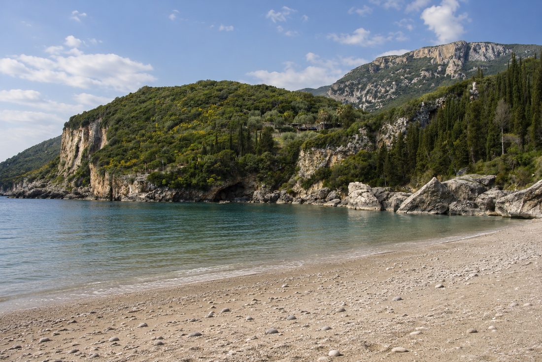 Gefyra Beach in the afternoon sun